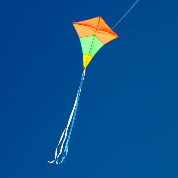 Windspeed Kites - Diamond Tricolour Children's Kite – Earth Toys