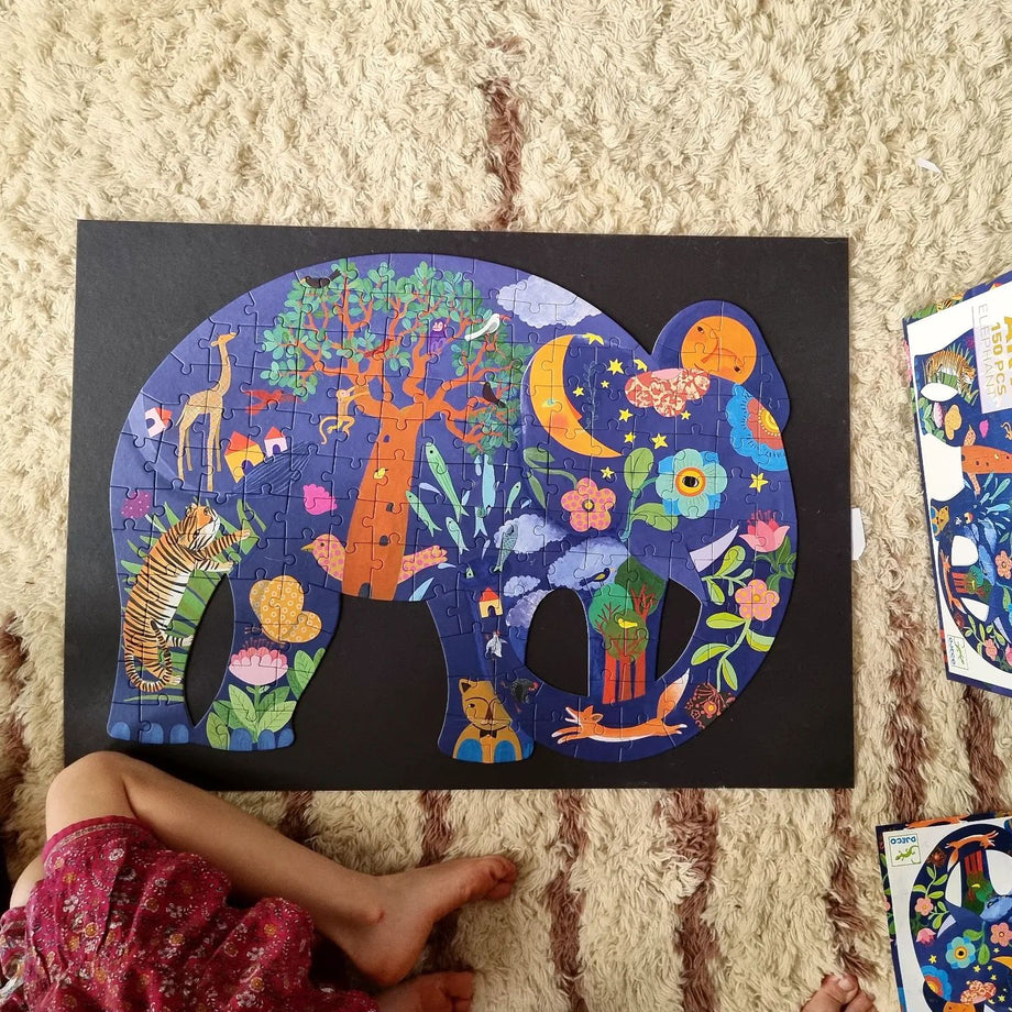 Elephant Puzz'art 150 pièces - Djeco